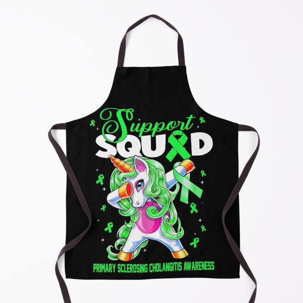 Item preview, Cute Unicorn Support Squad Primary Sclerosing Cholangitis Awareness Men Women Kid designed and sold by tenjun16.