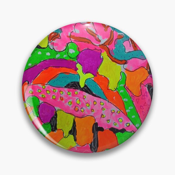 Item preview, Sketchbook 5-5 (Psychedelic Trippy Neon Fluorescent Lowbrow Gouache Art) designed and sold by Discordant Dreams Art.