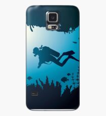 Underwater World - Scuba Diver Case/Skin for Samsung Galaxy