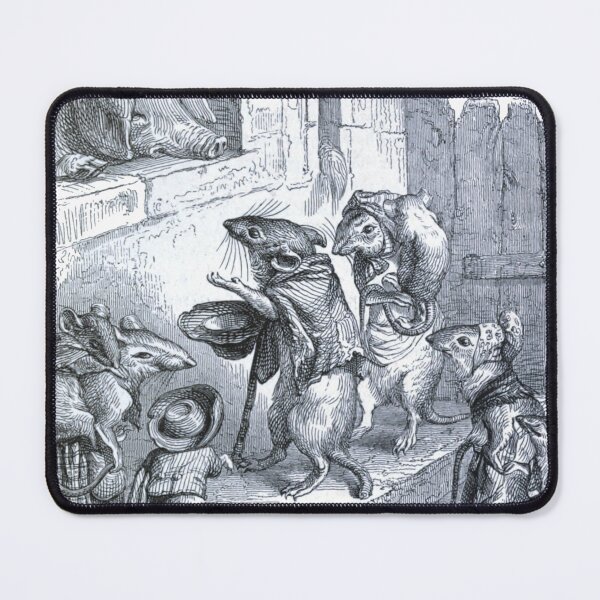 Item preview, Vintage "Poor Mouse Family" Print from Public and private life of animals (1877) designed and sold by Douglas E. Welch Design and Photography.