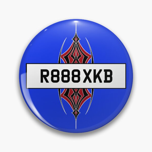 Item preview, Car registration plate, with car hex colour code background and custom stripes. designed and sold by Elizabeth-Banks.