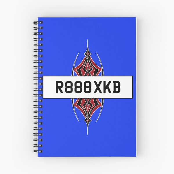 Item preview, Car registration plate, with car hex colour code background and custom stripes. designed and sold by Elizabeth-Banks.