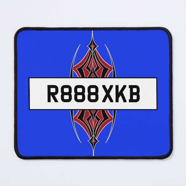 Item preview, Car registration plate, with car hex colour code background and custom stripes. designed and sold by Elizabeth-Banks.