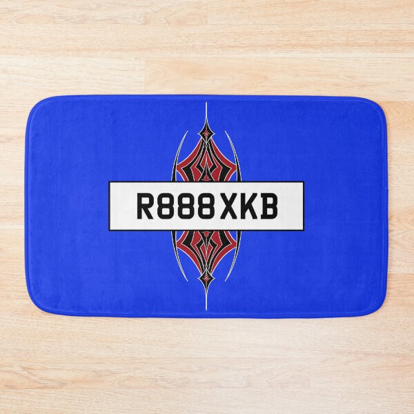 Item preview, Car registration plate, with car hex colour code background and custom stripes. designed and sold by Elizabeth-Banks.