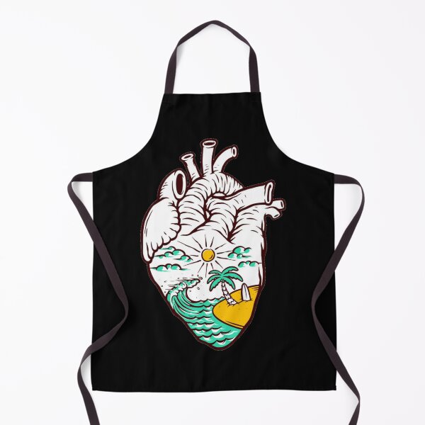 Item preview, beach with heart designed and sold by ViejoWill.