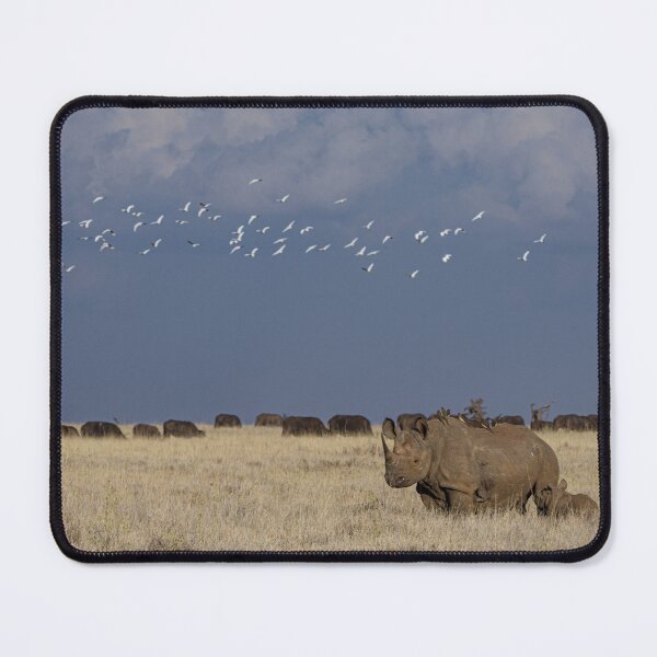 Item preview, Rhinos in Lewa designed and sold by elissatitle.