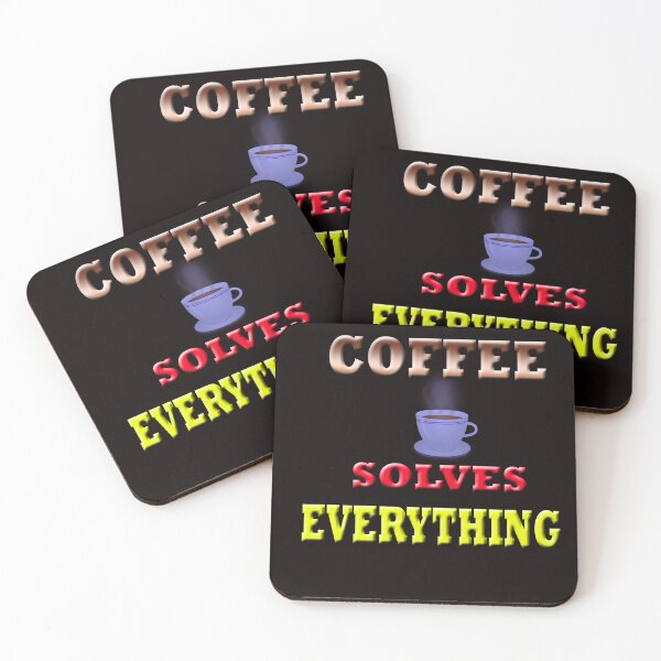 Item preview, Coffee Solves Everything  designed and sold by Angelle55.