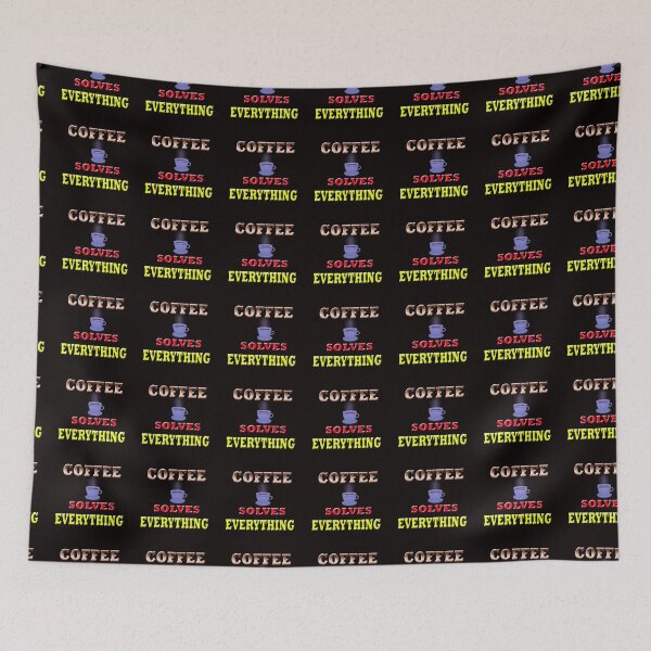Item preview, Coffee Solves Everything  designed and sold by Angelle55.