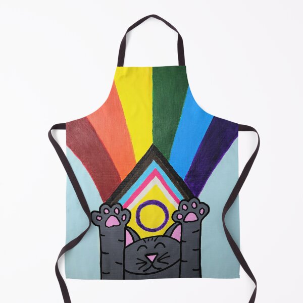 Item preview, Pride Slide Progessive Pride Flag Kitty designed and sold by ChaoticResolve.