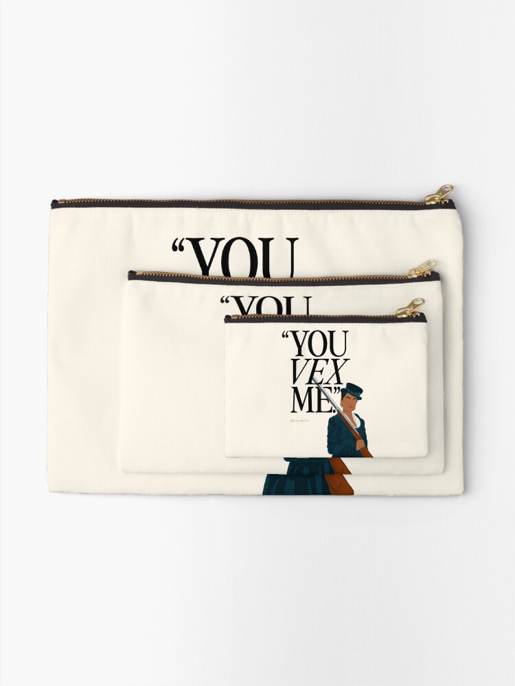 Alternate view of You Vex Me ~ Bridgerton Season Two Zipper Pouch