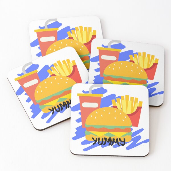 Aperçu de l'œuvre Délicieux combo burger créée et vendue par JDFunTees.