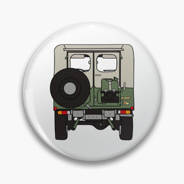 Item preview, Toyota FJ40, rear, Green designed and sold by maggie-mays.