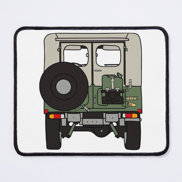 Item preview, Toyota FJ40, rear, Green designed and sold by maggie-mays.