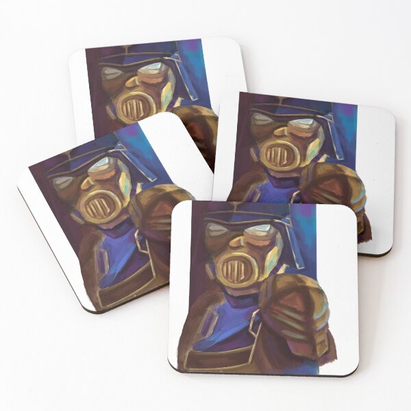 Item preview, Digital steampunk sticker painting "The Peacekeeper" designed and sold by ThatTrantGuy.