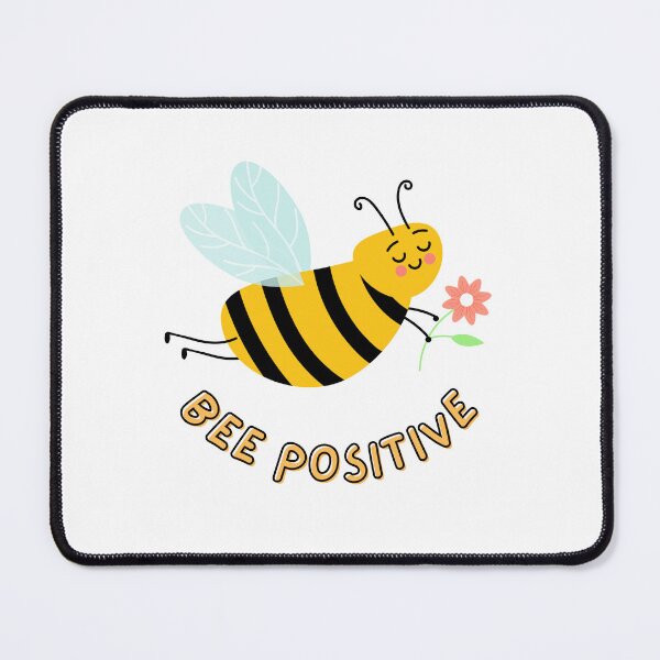 Item preview, Be Positive - Bee Positive - Bee Happy - Bees Essential T-Shirt designed and sold by NotUrAverageART.