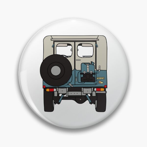 Item preview, Toyota FJ40, rear, Blue designed and sold by maggie-mays.