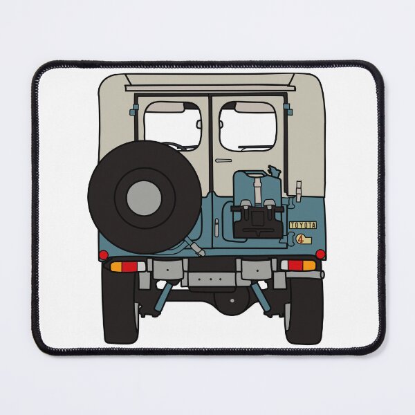 Item preview, Toyota FJ40, rear, Blue designed and sold by maggie-mays.