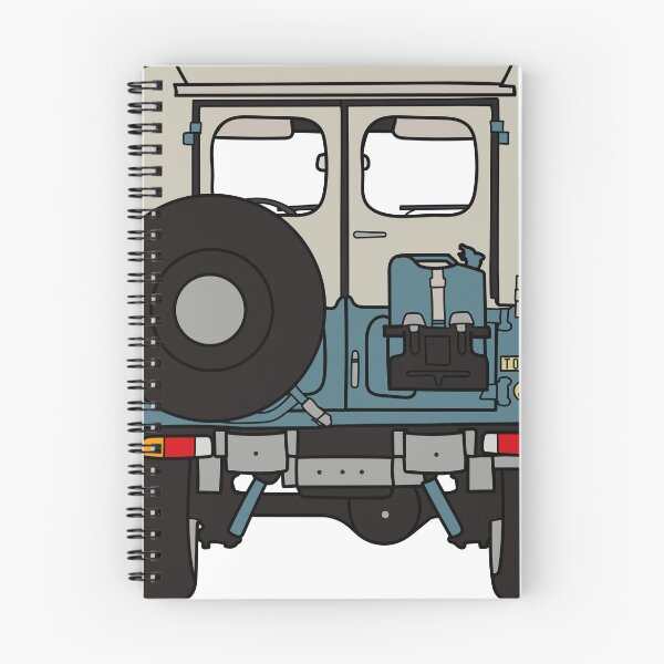 Item preview, Toyota FJ40, rear, Blue designed and sold by maggie-mays.
