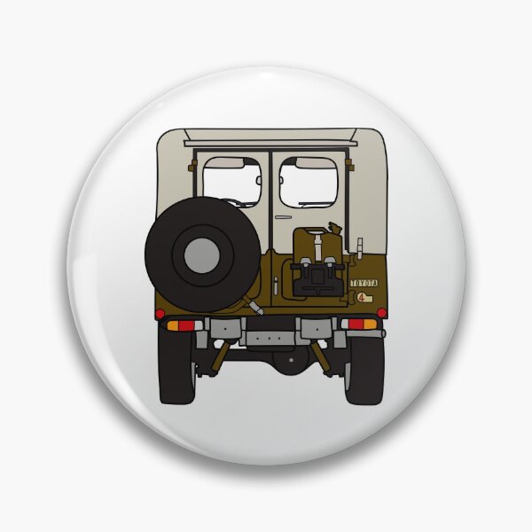Item preview, Toyota FJ40 rear, Olive designed and sold by maggie-mays.