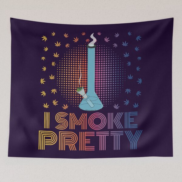 Item preview, I smoke pretty (Pretty Stoner Series) designed and sold by YomeHayin.