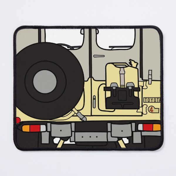 Item preview, Toyota FJ40 rear, Yellow designed and sold by maggie-mays.