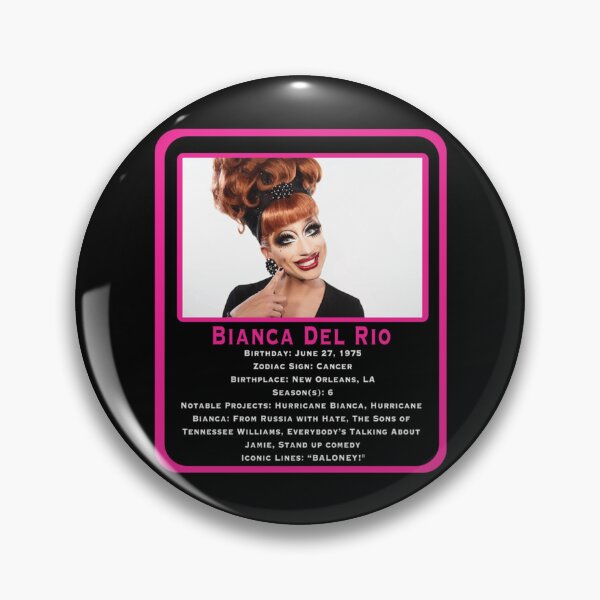 Item preview, Bianca Del Rio Trading Card   designed and sold by ApparellPrints.