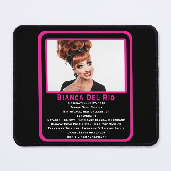 Item preview, Bianca Del Rio Trading Card   designed and sold by ApparellPrints.