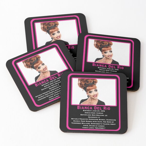 Item preview, Bianca Del Rio Trading Card   designed and sold by ApparellPrints.