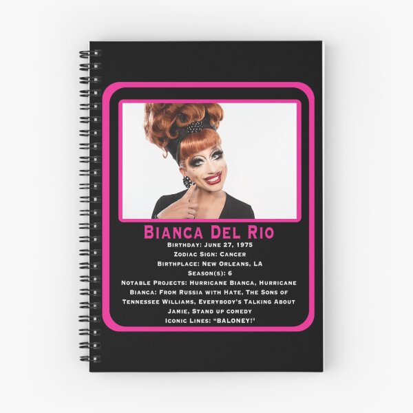 Item preview, Bianca Del Rio Trading Card   designed and sold by ApparellPrints.