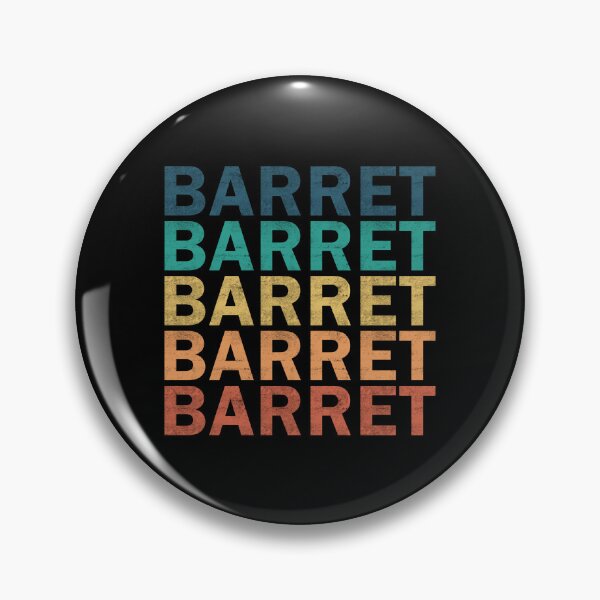 Item preview, Barret Name T Shirt - Barret Vintage Retro Name Gift Item Tee designed and sold by anthonyodo.