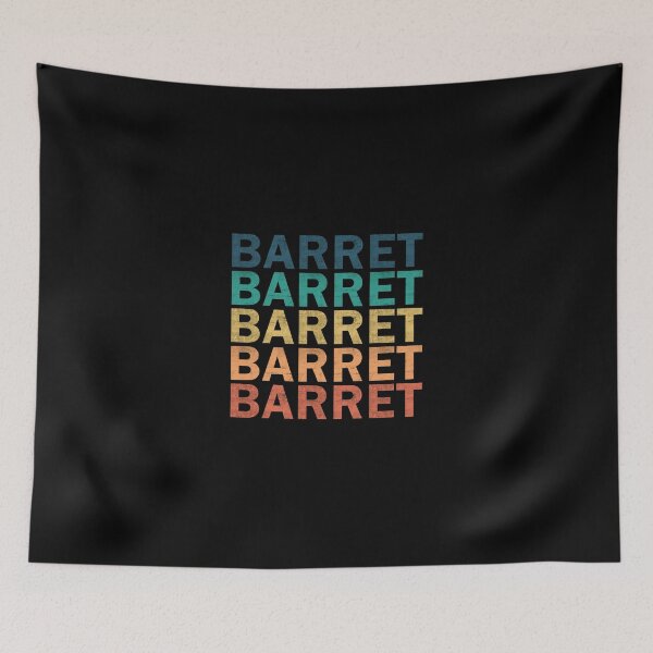 Item preview, Barret Name T Shirt - Barret Vintage Retro Name Gift Item Tee designed and sold by anthonyodo.