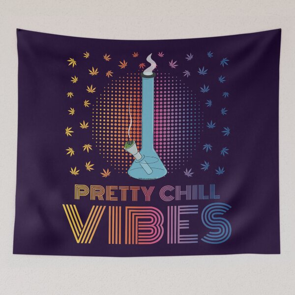 Item preview, Pretty chill vibes (Pretty Stoner Series) designed and sold by YomeHayin.