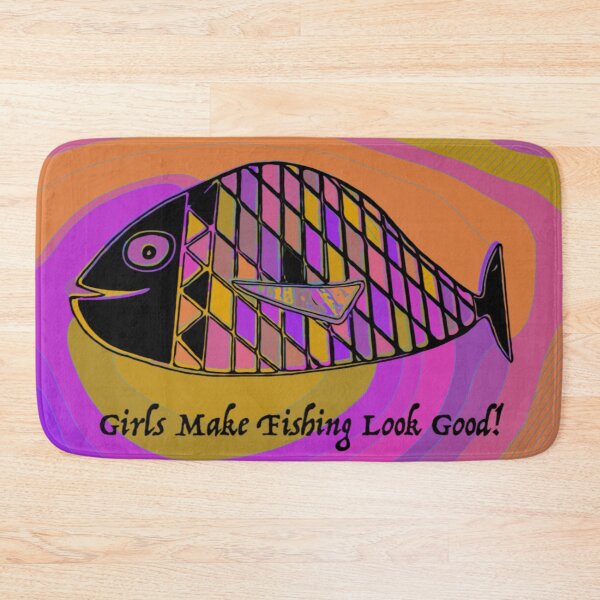 Item preview, Rainbow Tropical Girls Fishing Design designed and sold by NC NatureVisions.