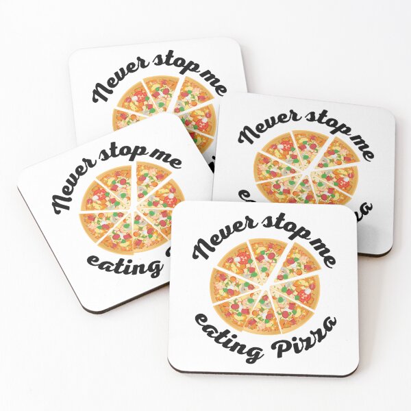 Item preview, Never stop me eating pizza designed and sold by Randa Ranmania.