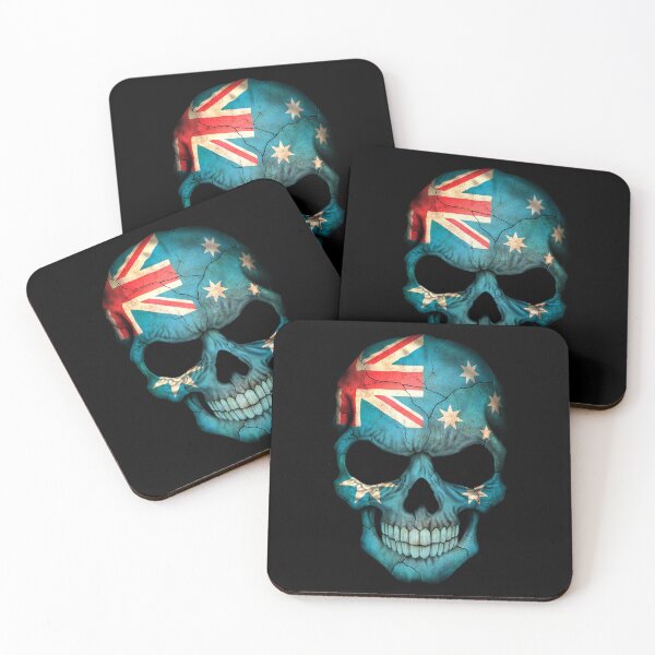 Item preview, Australian Flag Skull designed and sold by JeffBartels.