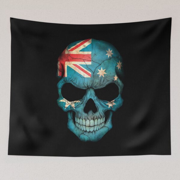 Item preview, Australian Flag Skull designed and sold by JeffBartels.