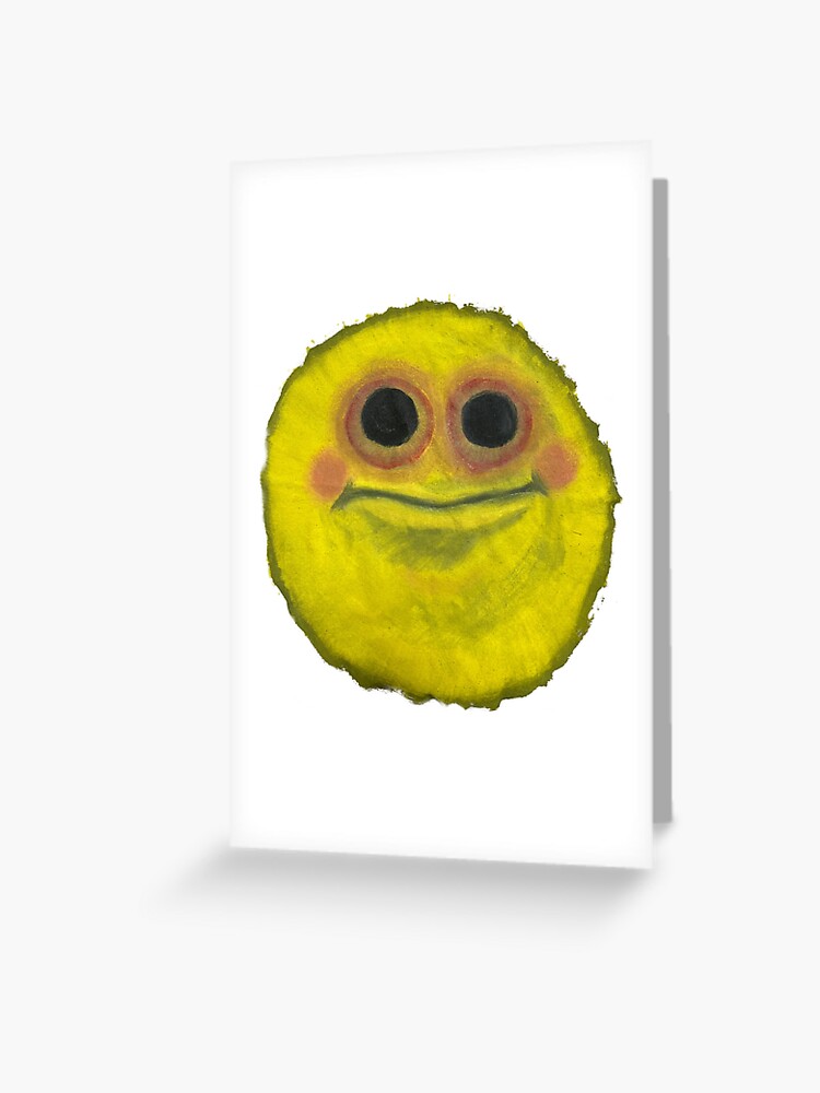 Cursed Emoji (Painted) | Greeting Card