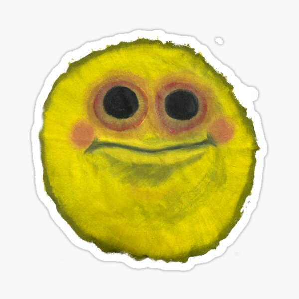 Cursed Emoji: Agony Sticker for Sale by ayliens596