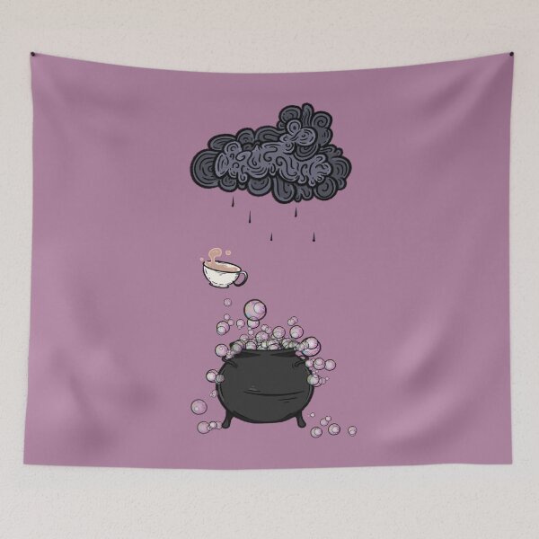 Item preview, Dark clouds, coffee & cauldrons  designed and sold by AnonDragon.