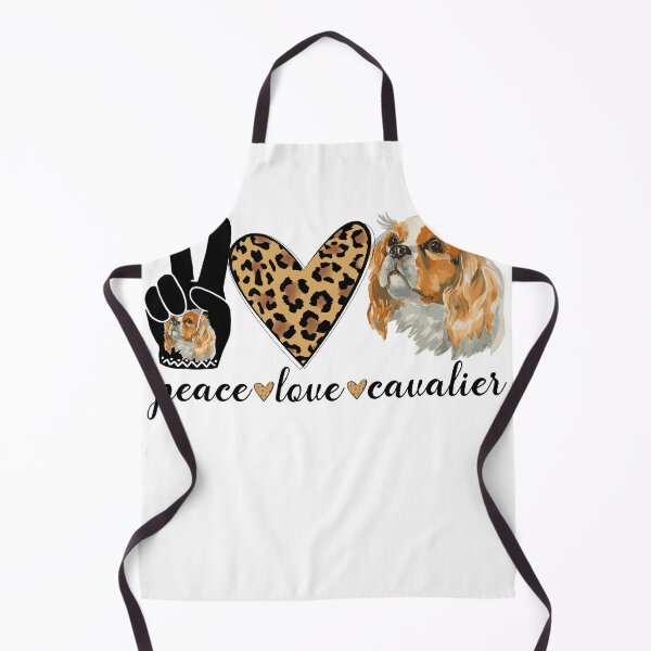 Item preview, Peace Love Cavalier dog Cavalier King Charles Spaniel Lover  designed and sold by Dream-bubble.