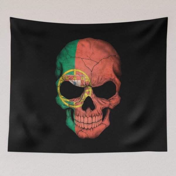 Item preview, Portuguese Flag Skull designed and sold by JeffBartels.