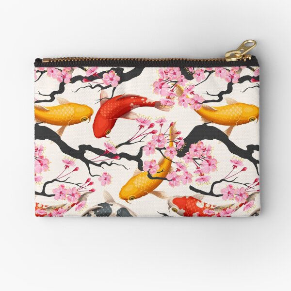 Koi Carp avec l'usine de Sakura Pochette
