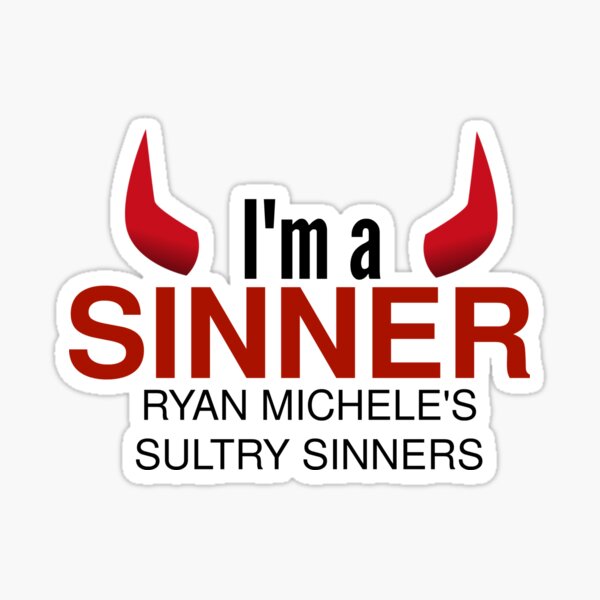 Ryan Michele's Sultry Sinners Sticker