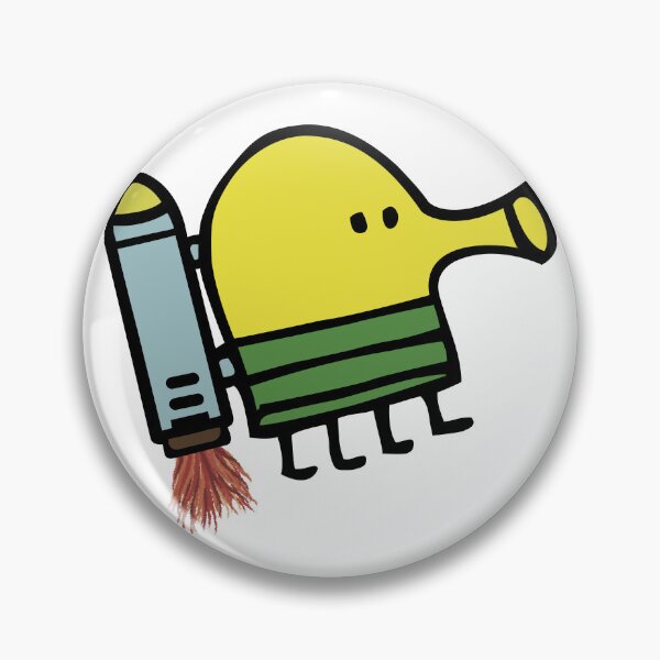 Item preview, Doodle Jump Sticker designed and sold by mlarmon.