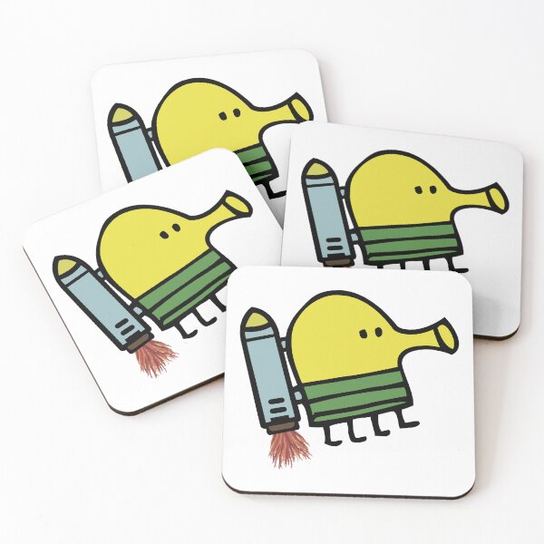Item preview, Doodle Jump Sticker designed and sold by mlarmon.