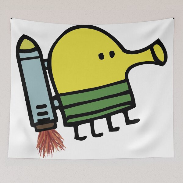 Item preview, Doodle Jump Sticker designed and sold by mlarmon.