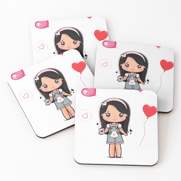 Item preview, chica con corazon designed and sold by Thawbiya.