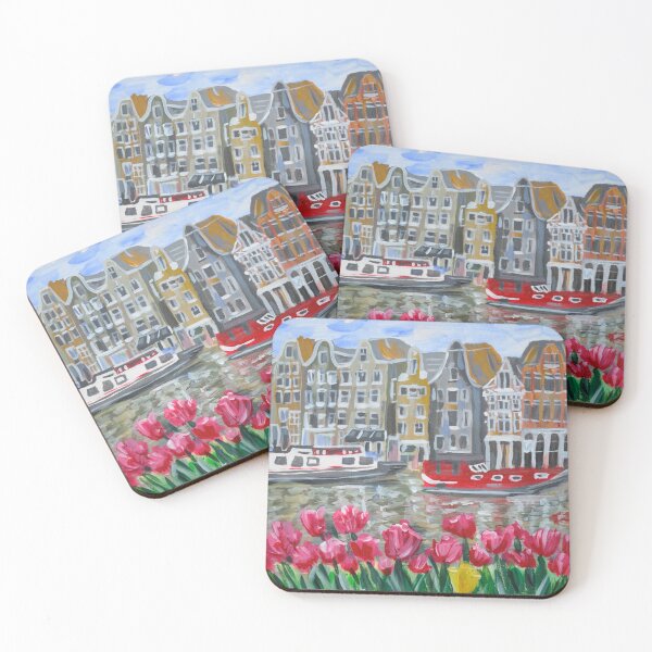 Item preview, Amsterdam street with Tulips designed and sold by Kahemo.