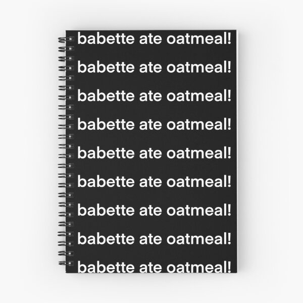 Item preview, Babette ate oatmeal  designed and sold by SabrinaGold.