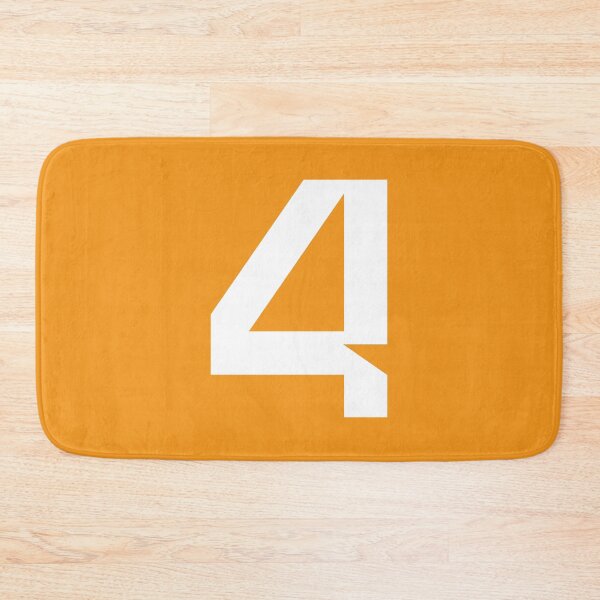 Item preview, 4 NOR. Driver Number 2022 Season (Orange BG) designed and sold by FilipeFerreira.